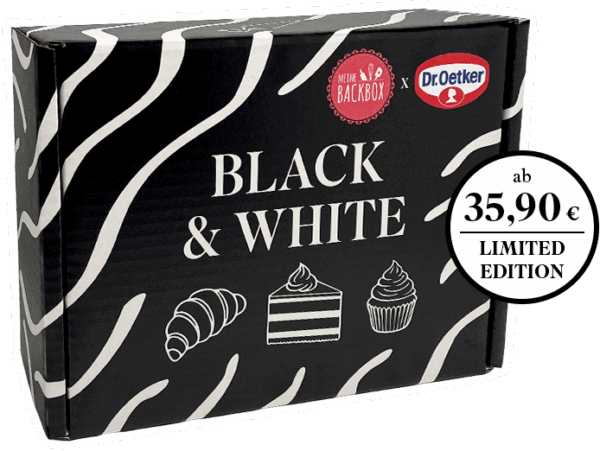 Meine Backbox X Dr. Oetker Black & White Box