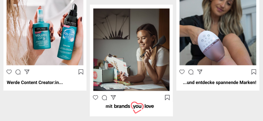 brands you love – Neue Produkte entdecken & testen