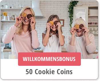 Cookie Coins sammeln: Willkommensbonus